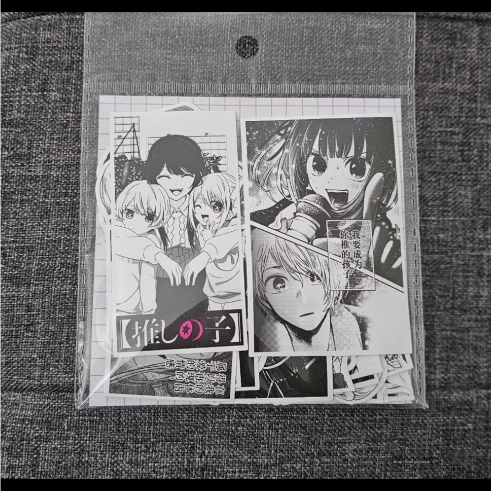 Oshinoko Black and White Sticker Set 65 pcs Japanese Anime